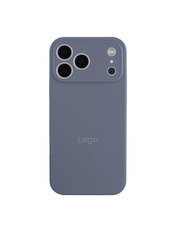 Чохол Silicone Case Full Size with Frame для Apple iPhone 18 Pro Lavender Grey Lavender Grey (6937184205)
