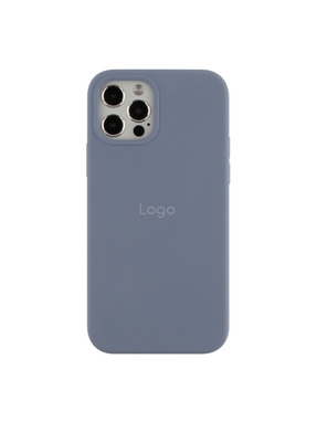 Чохол Silicone Case Full Size (AA) для Apple iPhone 12 Pro Max Lavender Grey (6982017435)