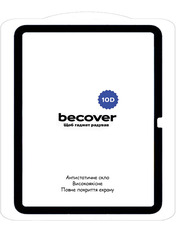 Захисне скло BeCover 10D Apple iPad 10 10.9" 2022 (710576) Захисне скло для планшетів