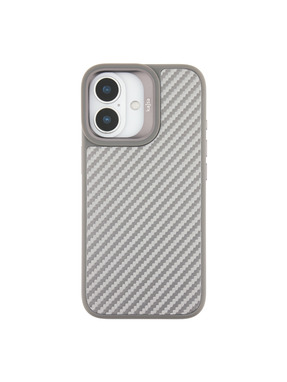 Чохол Kajsa Glamorous Collection Straw Mat Pattern with MagSafe для Apple iPhone 17 Grey (6923871045)