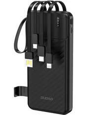 Павербанк Dudao K11 1xUSB-C + 1xUSB-A 10000 Black 10 10W 10000mAh Black (6977196681853)