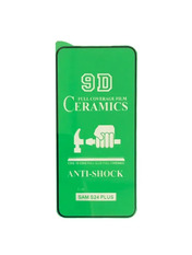 Захисне скло Ceramic для Samsung Galaxy S24+ S926 BOX Глянсова глянсове Black