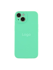 Чохол Silicone Case Full Size with Frame для Apple iPhone 14 Spearmint Spearmint (6901738452)