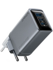 Мережевий зарядний пристрій Anker GaNPrime Charger GaN 1 USB-A + 2 USB-C (1 USB-A + 2 USB-C) 100W Silver