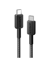 Кабель синхронізації Anker  322Type-C to Type-C Black 0,9 18W 0,9m Black (A8F5G11)
