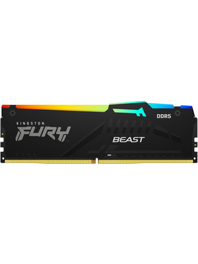 Оперативна пам’ять Kingston Fury Beast RGB Black DDR5 8GB 6000MHz (KF560C30BBEA-8)