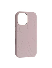 Чохол Flower Liquid Silicone Case MagSafe для Apple iPhone 17 Purple
