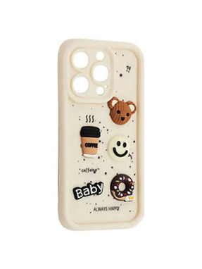 Чохол HAPPY Donut Case для Apple iPhone 16 Pro Max White (6917854302)