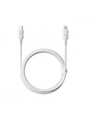 Кабель синхронізації Baseus Silky Type-C to Lightning White 1 20W 1m White (P10377700213-00)