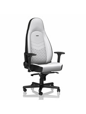 Ігрове крісло Noblechairs ICON Білий White/Black (NBL-ICN-PU-WBK)
