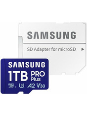 Карта пам'яті Samsung Pro Plus 1 ТБ UHS-I U3 microSD 1TB UHS-I U3 + SD-adapter (MB-MD1T0SA/EU)