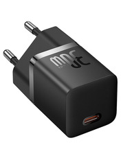 Мережевий зарядний пристрій Baseus GaN5 30 Type-C Black 1 USB-C (1 USB-C) 30W + кабель Type-C Black (P10110902113-00)