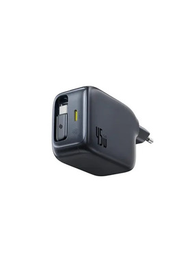 Мережевий зарядний пристрій Baseus EnerCore CJ11 (1 USB-C) 45W + кабель Type-C Black (E0120G00)