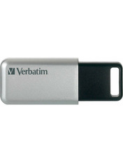 USB накопичувач Verbatim Secure Pro with 256 AES Silver 16 ГБ USB 3.2 16GB Silver (98664)