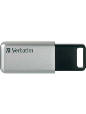 USB накопичувач Verbatim Secure Pro with 256 AES 16GB Silver (98664)