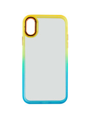Чохол Fresh sip series для Apple iPhone XS Max Azure/Orange