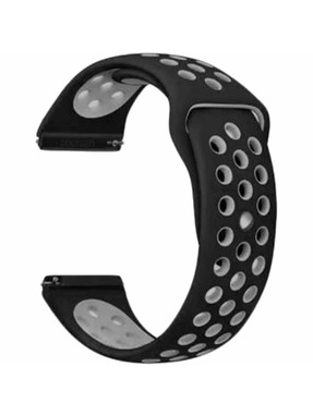 BeCover Vents Style (20mm) Amazfit Bip 3/3 Pro Grey
