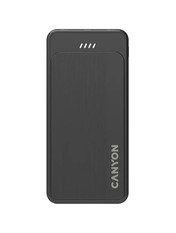 Павербанк Canyon OnPower 100 1xUSB-C + 2xUSB-A Чорний 10000 12 12W 10000mAh Black (CNS-CPB100B)