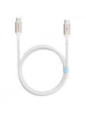 Кабель синхронізації Proove Dense Type-C to Type-C 60W 1m White (CCDM60002202)