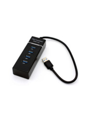 USB-хаб Pino UH-303 USB-A Black (4xUSB 3.0) Black (NX-UH-303B)