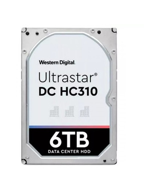 HDD накопичувач Western Digital Ultrastar DC HC310 6TB 7200rpm 256MB 3.5" (HUS726T6TALE6L4) Refurbished