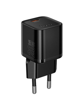 Мережевий зарядний пристрій Hoco N64 Ingenious (1 USB-C) 20W Black