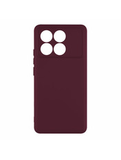 Чохол Silicone Cover Silicone Cover для Xiaomi Poco X6 Pro 5G Maroon