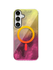 Чохол Shiny Mountain Magnetic Fit для Samsung Galaxy G721 S24 FE Pink/Yellow Pink/Yellow (6971845023)