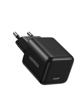 Мережевий зарядний пристрій Ugreen X513 (1 USB-C) 30W + кабель Type-C to Type-C Black (UGR-65012)