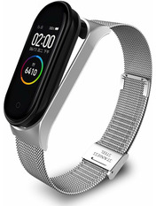 BeCover Metal Mi Band 8 Сріблястий Silver (709358)