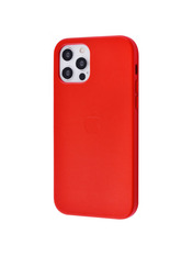 Чохол Leather Case with MagSafe для Apple iPhone 12/12 Pro Red