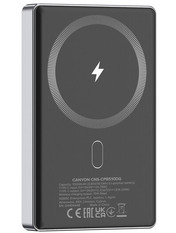 Павербанк Canyon OnPower 510 Slim 1xUSB-C 20W 10000mAh Grey Grey