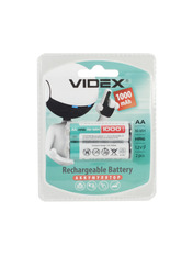 Акумуляторна батарейка Videx 23336 AAA Ni-MH 1 000 2 1000mAh 2шт (23336)