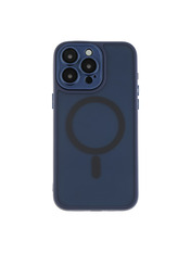 Чохол Magnetic Matte Camera Lens with Magsafe для Apple iPhone 15 Pro Max Dark Blue Dark Blue (6975281034)