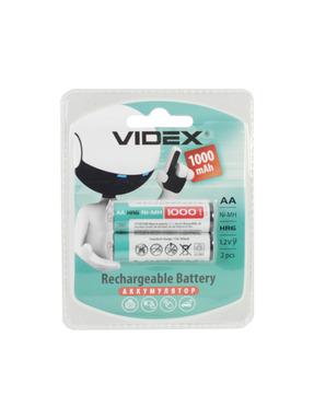 Акумуляторна батарейка Videx 23336 AAA Ni-MH 1000mAh 2шт (23336)