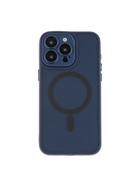 Чохол Magnetic Matte Camera Lens with Magsafe для Apple iPhone 15 Pro Max Dark Blue (6975281034)