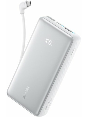 Павербанк Anker Built-In USB-C 1xUSB-C + 1xUSB-A 22,5W 20000mAh White (A110EH21)