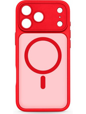 Чохол ArmorStandart Lush MagCase для Apple iPhone 17 Pro Max Red Red (6914820357)