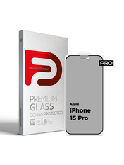 Захисне скло ArmorStandart Pro для Apple iPhone 15 Pro Black антишпигун/матове (ARM73170) Black