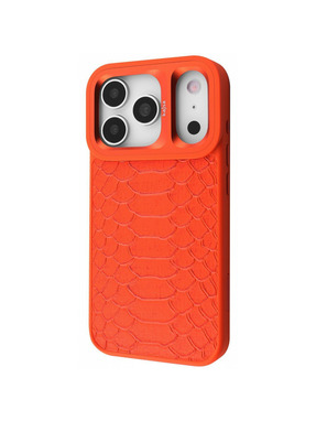 Чохол Kajsa Snake Pattern with Magnetic Ring для Apple iPhone 17 Pro Orange (6915203948)