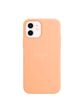 Чохол Silicone Case with MagSafe для Apple iPhone 12/12 Pro Cantaloupe (6927053814)