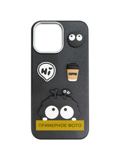 Чохол TPU Leather Toys для Xiaomi Redmi Note 14 Pro 5G Black Black (6908734152)