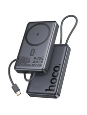 Павербанк Hoco Q44 Origen dual magnetic 1xUSB-C + 2xUSB-A 20W 10000mAh Gray
