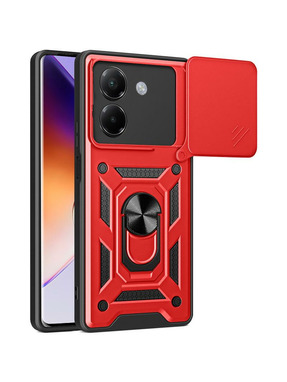 Чохол Ummi Camshield Serge Ring для Xiaomi Poco M7 Pro 5G Red (6947281053)