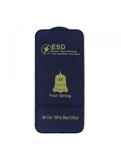 Захисне скло ESD 5D Anti-static для iPhone 15 Pro Max (OEM) глянсове