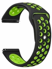 BeCover Xiaomi Amazfit/Samsung 22 mm Чорний Black/Green (705793)