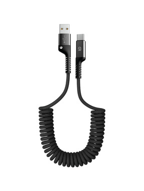Кабель синхронізації ArmorStandart AR17 Spiral USB to Type-C 1m Black (ARM75390)