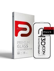 Захисне скло ArmorStandart Icon 3D для Apple iPhone 16 Black глянсове (ARM78027)
