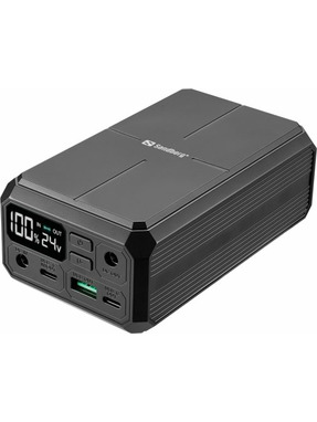Павербанк Sandberg Laptop Powerbank 2xUSB-C + 1xUSB-A 100W 27000mAh Black (421-13)