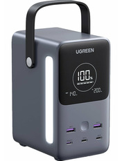 Павербанк Ugreen PB770 2xUSB-C + 3xUSB-A 300W 48000mAh Grey